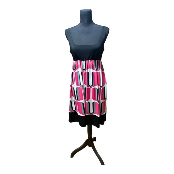 Maggy London Dresses & Skirts - Maggy London Stylish Black and Pink Sleeveless Dress